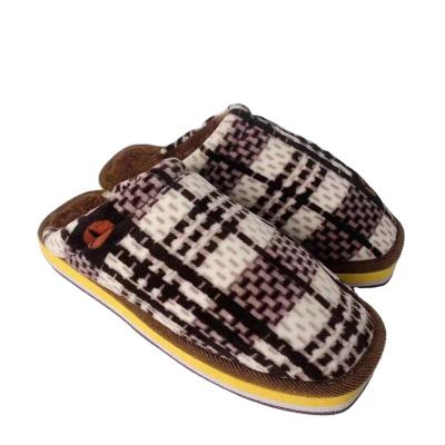 China Cushioning Colorful Shoes Winter Cotton Slippers Stripe Casual Shoes Man for sale