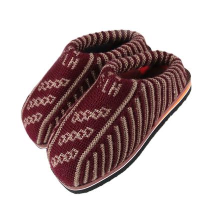 China Winter Casual Cotton Shoe Stock Factory Direct Wool Slipper Shoes Unisex Adult Colorful Man's Damping for sale