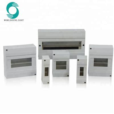 China Power Distribution Box Surface Mount Type WITCH II 1 2 4 6 8 12 18 Way Plastic Distribution Box for sale