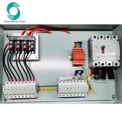 China 15A WSDB-PV8/1 8 input 1 output strings 1000V DC 160A PV solar combiner box for solar panel parrels system for sale