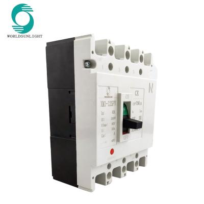 China XM1-125PV 80A 4P DC 1000v Molded Case Circuit Breaker MCCB For 20KA Solar PV Power System for sale