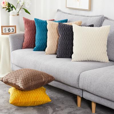 China Viable Wholesale Luxury Home Cushion Cover Square Velvet Pillow Cover Cushion for sale