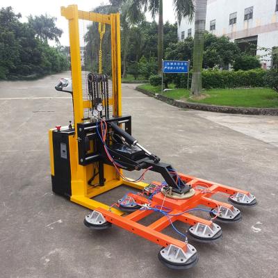 China Building Material Shops Portable Supporting Equipment Vacuum Glass Lifter With Forklift for sale