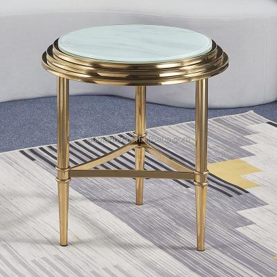 China Modern Decorative Luxury Corner Table Space Saving Modern Top Selling End Design Side Table for sale