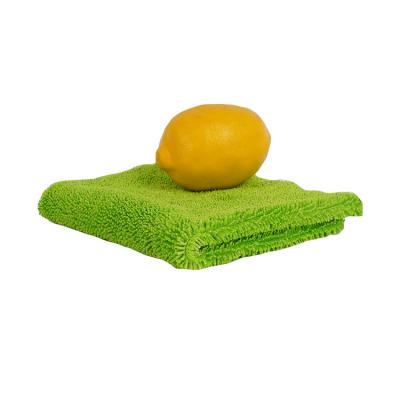 China Microfiber Cleaning Mop Head 80% Polyester 20% Polyamide Twist Eco-friendly Knitted Super Absorbent Pile Cloth Cloth for sale