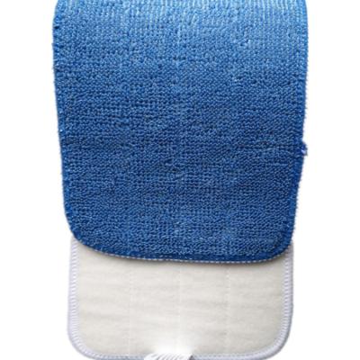 China Durable Replacement Microfiber Mop Pad Wet Torsion Pad Flat Mop Pad For Spray Mop for sale