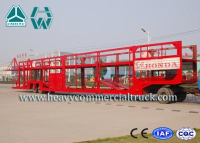 China Customized Carbon Steel Car Carrier Semi Trailer To Carry Car 2 Axels for sale