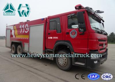 China 266Hp Water and Form Fire Fighting Truck Howo Left Hand Drive 10Tons - 17Tons for sale