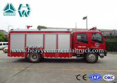 China Isuzu 6 Tons Single Row Fire Fighter Car Customized Design 4X2 5000L for sale