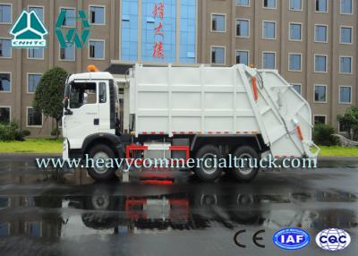 China Euro 2 Hook Lift Garbage Compactor Trucks 4x2 Sinotruk Howo T5G for sale