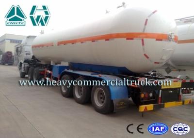 China Round Shape Large Capacity Gas Tank Semi Trailer Anti - Corrosion Propane for sale