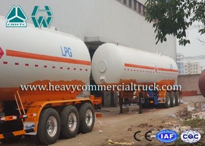 China Low Fuel Consumption Aluminium LPG Semi Trailer Customized Design for sale