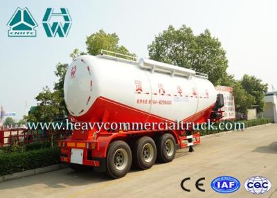 China Anti Explosion Bulk Cement Tank Semi Trailer For Powder Material Transport for sale