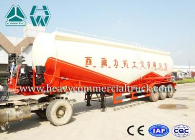 China Customize design Double V Shape Bulk Cement Tank Semi Trailer 30cbm - 60cbm for sale