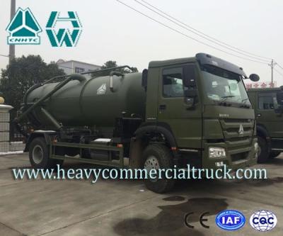 China Sanitary Vacuum Sewage Suction Trucks Electric Control 16 CBM 266 HP 12 Ton for sale