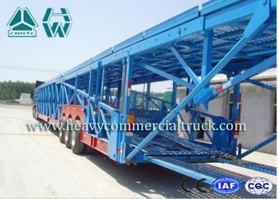 China Hydraulic 12 Units Vehicle Transport Car Carrying Truck 60 Tons Sinotruk for sale