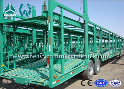 China Double Axles Single Car Carrier Semi Trailer High Tensile Steel Q345B for sale