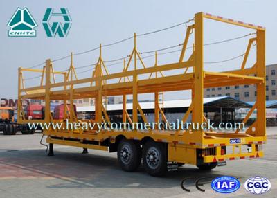 China Light Weight Car Carrier Semi Trailer Hydraulic Lifting Vehicle Hauling Trailers for sale