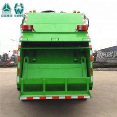 China Stainless Steel Garbage Compactor Trucks For Street Daily Rubbish Collecting for sale