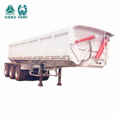 China High Payload Truck Hub Tipping Trailers / Good Performance Howo Dump Truck for sale