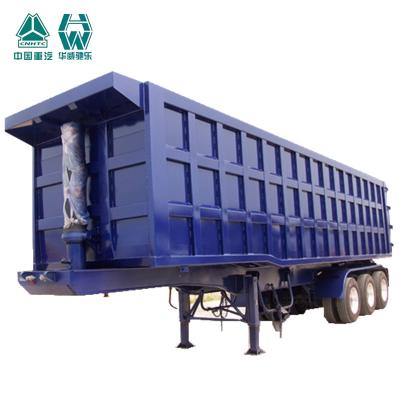 China High Performance Tipper Semi Trailer With Arc Welding Throughout Beams for sale