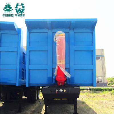 China Customized Capacity Tipper Semi Trailer With HYVA Hydraulic Lifting Cylinder for sale