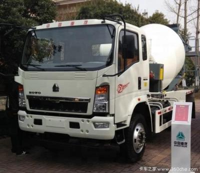 Cina Alto potere camion della betoniera di 3 yarde un montaggio ammortizzatore di quattro punti in vendita