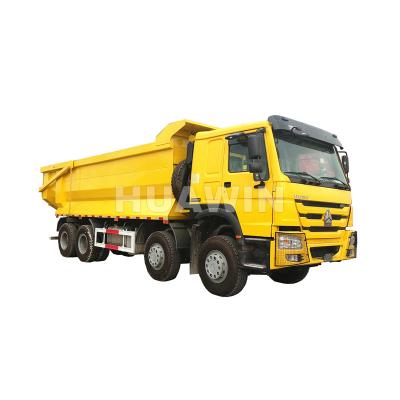 China Manual Transmission Mining Dump Truck With U Shape Dump Body 351 - 450hp for sale