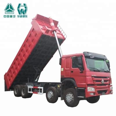 China Large Capacity HOWO 8x4 Dump Truck / Diesel Fuel Coal Mine Dump Truck for sale