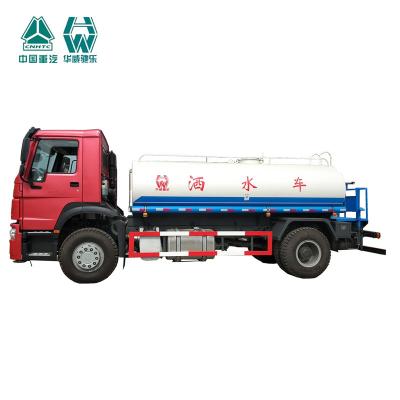 China Radial Tyre Commercial Water Bowser Truck / High Power Water Transport Tank for sale