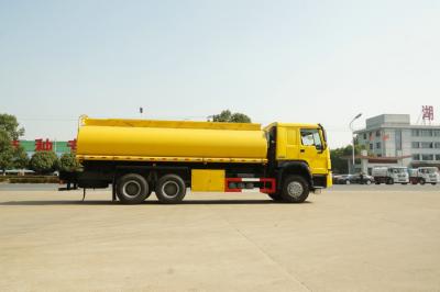 China Custom Volume Fuel Tank Semi Trailer For Petroleum / Gasoline 55-75 Tons for sale