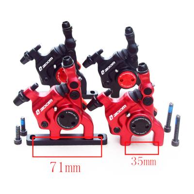 China Road Bikes Hot Sale ZOOM Alloy 35mm Mount Hydraulic Forged Flat Disc Brake 71mm Caliber For Road Bicycle for sale