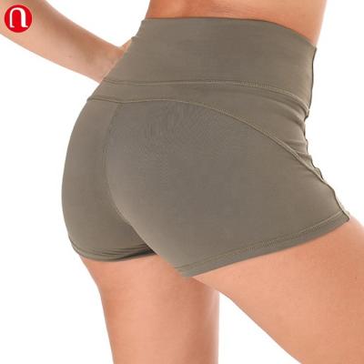 China Luluyun Clothing Sportswear Breathable Gym Shorts Women Workout Shorts for sale