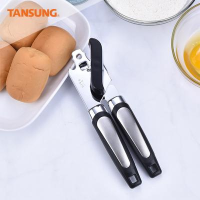 China Durable Kitchen Can Opener Heavy Duty Can Opener Cut 3-in-1 Can Openers Bottle With Easy Turn Knob for sale