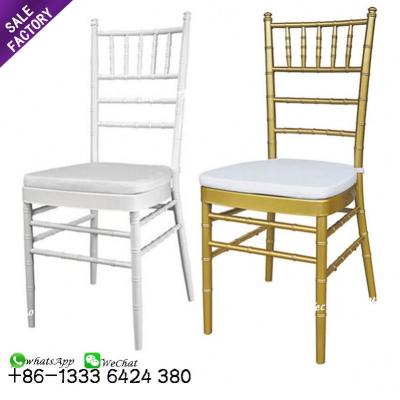 China Modern Luxury Stackable Wedding Furniture Decoration Event Wedding Chair for sale