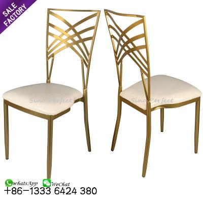 China Wholesale Price Golden Chameleon Cross Chair Contemporary Wedding Crossback Chair Back For Wedding Banquet Party for sale