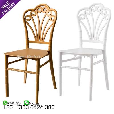 China Modern Outdoor Decor Cheap Foshan Furniture Party Event Banquet White Plastic Wedding Chairs On Sale Decorations for sale