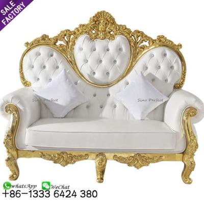 China Throne Supplies Foshan China Modern Back Wedding High Chairs For Bride And Groom for sale