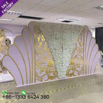 China Wedding decorative flowerwall stage backdrops wholesale wall frames wedding for events for sale