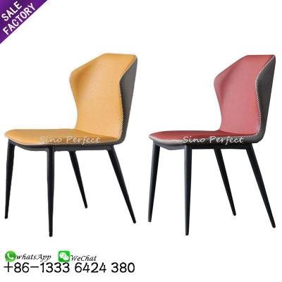 China Other Hot Sale Home Furniture Modern Stylish Comfortable Restaurant Dining Luxury Dining Leather Chairs for sale