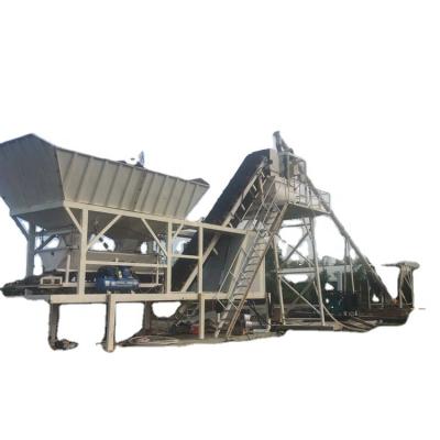 China Prepared 25m3/H Hotels Construction Machinery Equipment Mobile Concrete Mixing Plants for sale