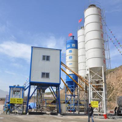 China Hongjian Brand Hzs60 Economical Cement Mortar Mixing Plant with Competitive Price for Sale - Belt Conveyor Type with PLD1200 for sale