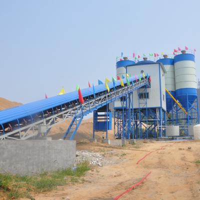 China Economic Concrete Mixing Plant Bath Plant Planning HZS60 Dry Powder Mixing Concrete Batching Plant 60CBM/H for sale