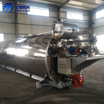 China Hongjian Asphalt Plant High Temperature Emulsion Heating Bitumen Storage Tank 30t 40t 50t Road Construction for sale