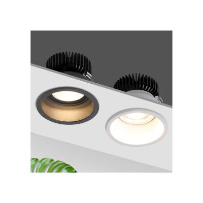 China Accent No Head Light Lighting Led Narrow Side Spotlight Embedded Home Living Room Ceiling Cob Ceiling Anti Glare Deep Cubicles Downlight for sale