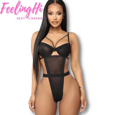 China FEELINGHI Sexy Women's Lace Mesh Bodysuits Lingerie Teddies Teddies For Women Plus Size Teddies Lingerie Hot Bodysuits for sale