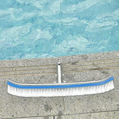 China Manufacturers Heavy Duty Professional Durable Aluminum Frame Brush Swimming Pool Brush Plastic Swimming Pool Cleaning Equipment for sale