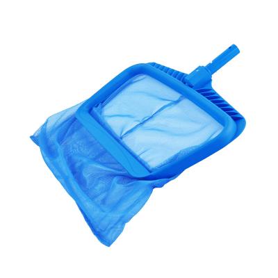 China Durable Deep Leaf Rake Pool Net Skimmer with Pole Adjustable Pool Length Telescope Cleaning Equipment for sale