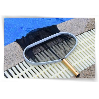 China Durable Wholesale Leaf Skimmer Deep Net Pool Rake Deep Net Pool Frame Reinforced Accessory Skimmer for sale