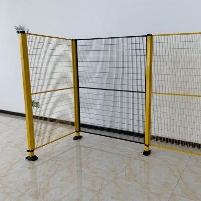 China Easily Assembled Industrial Robot Protection System Security Fence Wire Mesh Fence for sale